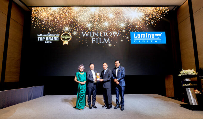 Lamina คว้ารางวัล TOP Influential Brand ตอกย้ำความสำเร็จสุดยอดฟิล์มกรองแสงอันดับ 1