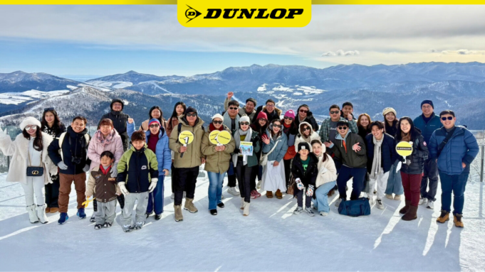 DUNLOP จัดทริปพาร้านค้าตัวแทนจำหน่ายเดินทางไปสัมผัสหิมะท่ามกลางธรรมชาติที่เกาะ HOKKAIDO