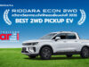 RIDDARA ECON 2WD คว้ารางวัล “Best 2WD Pickup EV” ในงาน CAR OF THE YEAR 2026