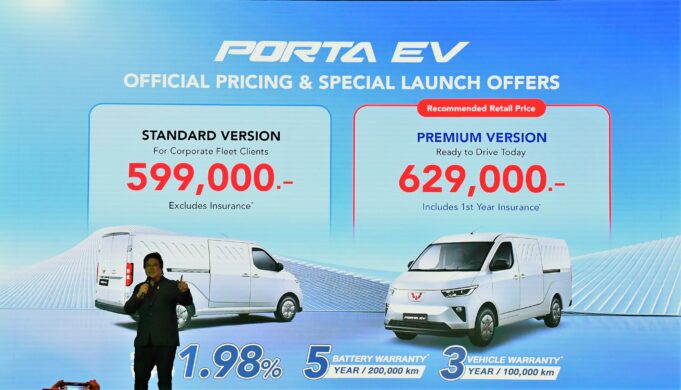 จุดจบรถกระบะดีเซล? WULING Porta EV เปิดตัว 5.99 แสนบาท ถอดรหัสต้นทุน 56 สตางค์/กม. ที่จะพลิกโฉมโลจิสติกส์ไทย!