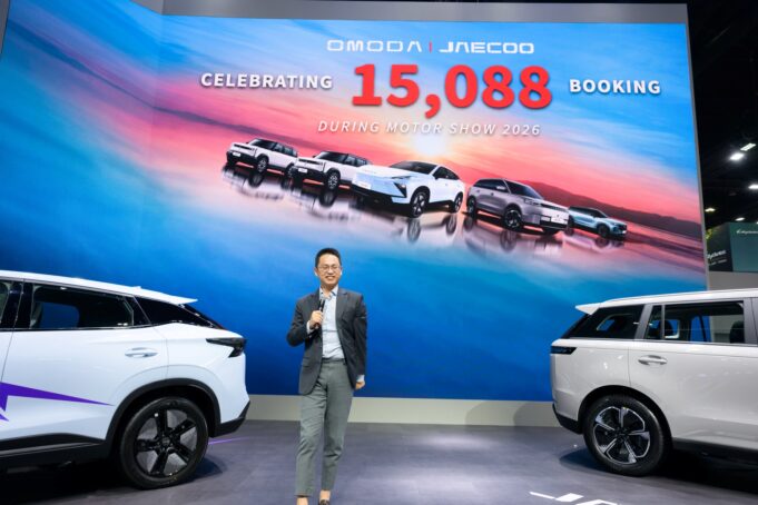 ม้ามืดผงาด! OMODA & JAECOO กวาดยอดจองทะลุ 15,088 คัน ทะยานขึ้น Top 2 แบรนด์ EV ใน Motor Show 2026 พร้อมเตรียมเปิดโรงงานไทย เม.ย. นี้!
