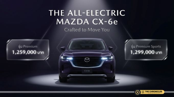 Mazda เปิดตัว Mazda CX-6e ราคา 1.259 ล้าน — SUV ไฟฟ้าเลือดญี่ปุ่น หัวใจจีน จะซ้ำรอยความสำเร็จ Mazda 6e ได้ไหม?